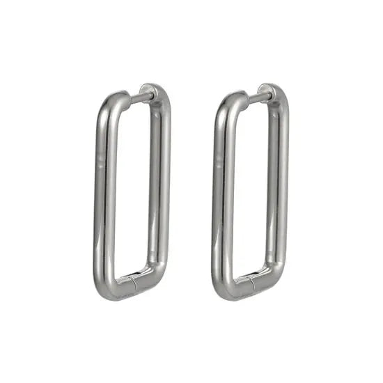 Earrings LEAB1023-STW 25x20x2.5mm